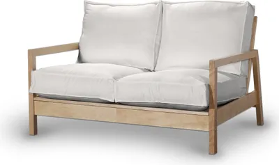 Produktbild von Dekoria Bezug für Lillberg 2-Sitzer Sofa, weiss, Sofahusse, Lillberg 2-Sitzer