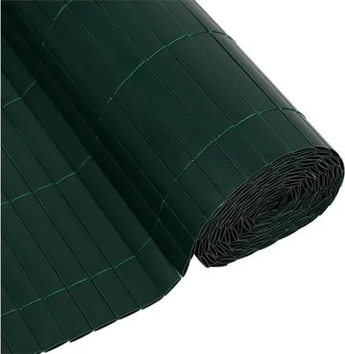 Produktbild von Doppelseitiger PVC-Schilfzaun 1 x 3 m – 1600 g/m² – Lichtdurchlässigkeit 4/5, UV-beständig – Grün