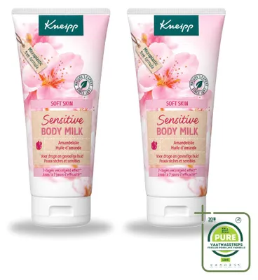 Immagine prodotto di 2 x Crema corpo Kneipp, pelle morbida, fiori di mandorlo - 200 ml - Confezione grande - 2 pezzi