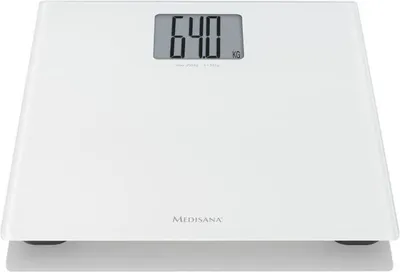 Produktbild von Personenwaage Medisana PS 470 XL, Weiß, 250 kg Maximale Kapazität, Großes Display, 6 mm Sicherheitsglas, Automatische Abschaltung