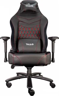 Productafbeelding van TALIUS MAMUT, universele gamingstoel, draagvermogen 170 kg, beklede zitting, beklede rugleuning, zwart, metaal
