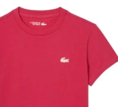 Immagine prodotto di Maglietta sportiva Lacoste Ultra Dry, taglia 36, colore lampone (rosa acceso)