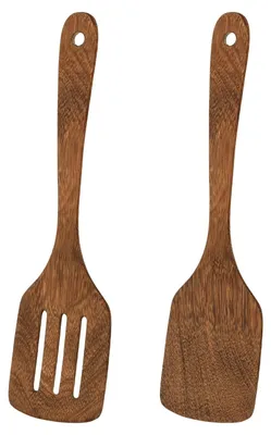 Imagen del producto de Juego de 2 espátulas de madera para cocinar