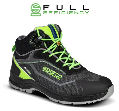 Produktbild von Sparco 07542NRVF Indy Ranger ESD S3S SR Sicherheitsschuh, Schwarz/Grün, 35