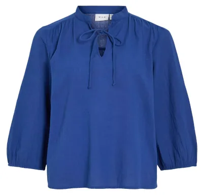 Produktbild von VILA Bluse mit Stehkragen und Schnürdetails 3/4-Arm Größe: 36