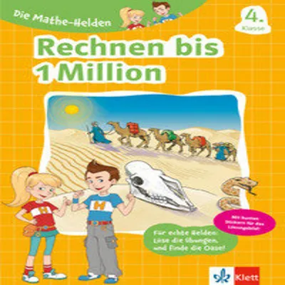 Produktbild von Klett Die Mathe-Helden Rechnen bis 1 Million 4. Klasse