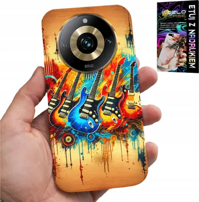 Immagine prodotto di Custodia per Realme 11 Pro - Chitarra elettrica, rock and roll, metal