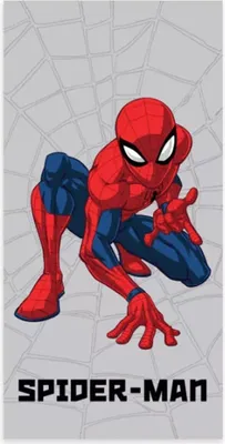 Immagine prodotto di Telo da bagno Spiderman Grey Web, telo mare 60x120cm