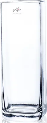 Produktbild von CUBE square vase - klar - 10x12x32cm - Glas