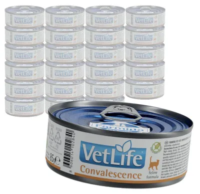 Produktbild von Farmina Vet Life Convalescence 24x85g Nassfutter für Katzen zur ernährungsphysiologischen Regeneration