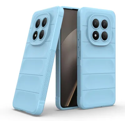 Produktbild von Handy Hülle für Xiaomi Redmi Note 15 Pro Grip Case Cover Schutzhülle Softgrip Farbe: Hellblau