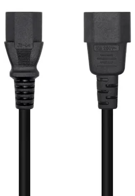 Imagen del producto de Aisens Cable alimentación C13/H-C14/M 1.5m
