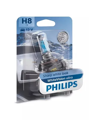 Produktbild von Philips H8 12V 35W PGJ19-1 WhiteVision Ultra 1St.
