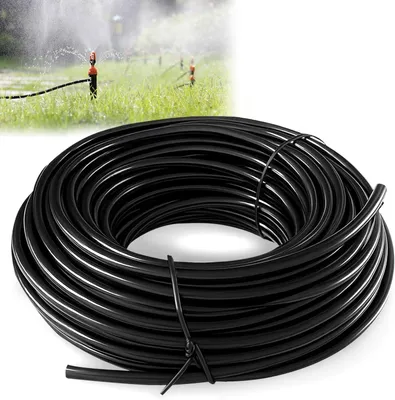 Immagine prodotto di Tubo per irrigazione a goccia micro, 6 mm x 4 mm, 20 metri, per l'irrigazione del giardino
