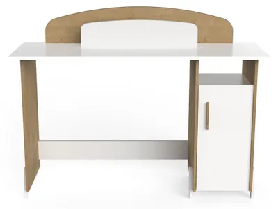 Image de CALICOSY - Bureau 1 niche et 1 porte L134,8 cm - NAILI
