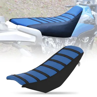 Imagen del producto de Funda de asiento universal y suave para motocicletas, color azul