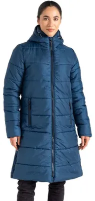 Produktbild von Dare 2B Distinguish Baffle Wintermantel gesteppt für Damen , Farbe:Blau, Größe:42