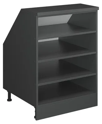 Obrázek produktu pro Skříň pod šikmou střechu Vicco Rion Antracit 60 x 81.8 cm se 4 přihrádkami, korpus skříně hloubka 60 cm, Model 60365