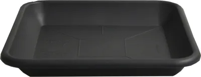 Produktbild von Blumentopf Untersetzer Viereckig 34x34cm Pflanztopf Blumenkübel Schale Kunststoff Pflanzkasten Pflanzschale Anthrazit