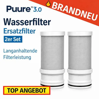Produktbild von Puure™ 3.0 - Wasserhahnfilter Wasserfilter Ersatzfilter Kartusche - 2er Set