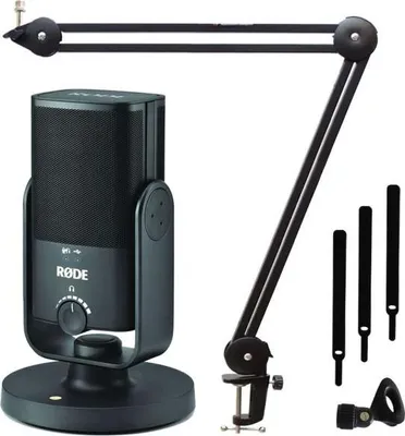 Produktbild von Rode NT-USB MINI USB-Mikrofon mit MS138 Mikrofonarm