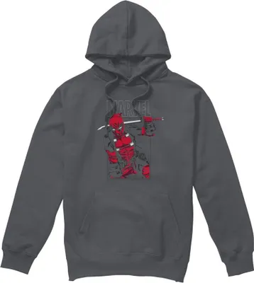 Obrázek produktu pro Deadpool - Mikina s kapucí pro muže/dámy Uni TV28515 (M) (Charcoal)