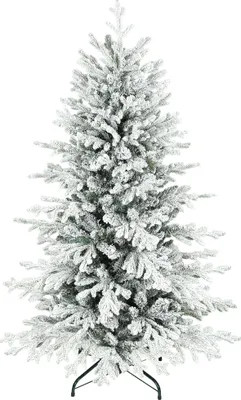 Produktbild von HOMCOM Künstlicher Weihnachtsbaum, 150cm Christbaum mit Schnee, 1162 Zweigen