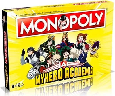 Zdjęcie produktu dla Gra planszowa Monopoly My Hero Academy Srebrny Srebrny Jeden rozmiar
