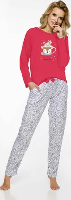 Produktbild von Damenpyjama Holly, rot, Taro, Gr. XL