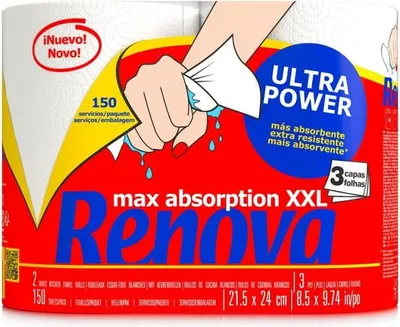 Obrázok produktu pre Papierové utierky Renova Ultra Power, 2 rolky