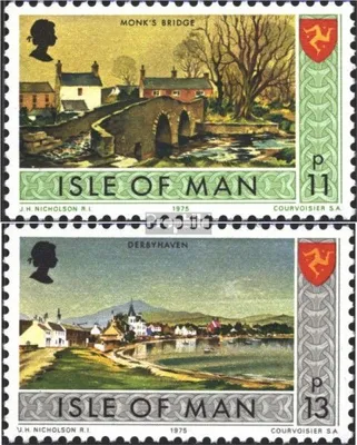 Produktbild von Briefmarken GB - Isle of Man 1975 Mi 72-73 (kompl.Ausg.) postfrisch Sehenswürdigkeiten