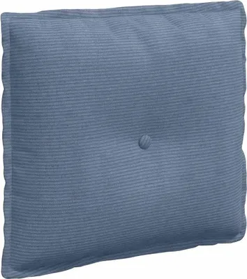 Immagine prodotto di vidaXL Cuscino per lo schienale blu 50 x 45 cm in tessuto a coste