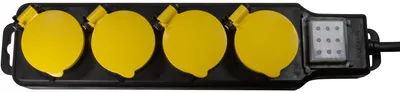 Produktbild von LogiLink Steckdosenleiste - Wechselstrom 250 V - 3680 Watt - Ausgangsanschlüsse: 4 (4 x CEE 7/3)