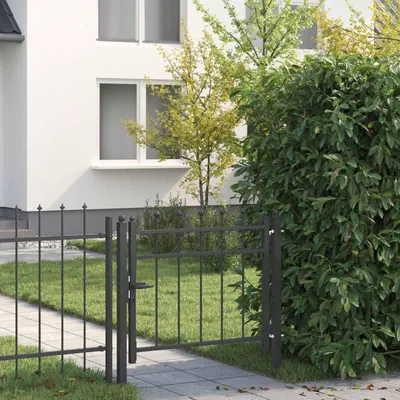 Immagine prodotto di Cancello per recinzione HORST 100 x 75 cm Metallo Nero
