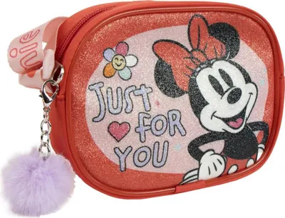 Produktbild von Disney Minnie Schultertasche Kleine Umhängetasche 14,5×10,5×4?cm für Mädchen