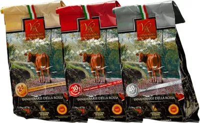 Obrázek produktu pro Consorzio Vacche Rosse - Parmigiano Reggiano Vacche Rosse - 3 Gewürze, 24, 30 und 40 Monate - 3 x 1 Kg