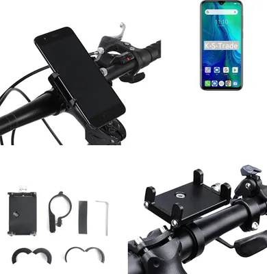 Produktbild von K-S-Trade Handyhalterung für das Fahrrad kompatibel mit Ulefone Power 6 Halter Lenkstange Fahrradhalterung Motorrad Bike Mount Befestigung Smartphone