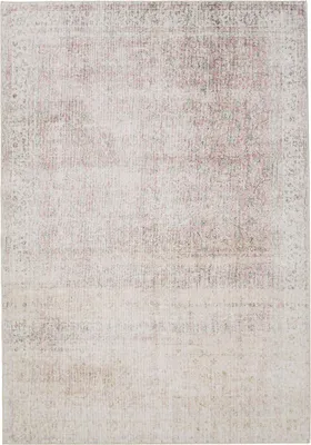Produktbild von benuta Waschbarer Vintage Teppich George Beige/Rosa 60x120 cm Wohnzimmerteppich Schlafzimmer weich orientalisch Rechteckig