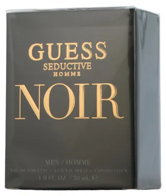 Produktbild von Guess Seductive Homme Noir Eau de Toilette Spray (30 ml)