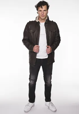 Produktbild von Mustang Lederjacke Reineke Herren braun S
