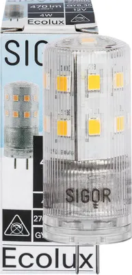 Produktbild von SIGOR 4W Ecolux GY6,35 470lm 2700K LED Lampe QT12-ax