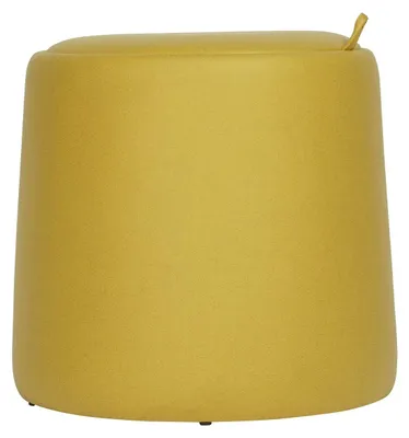 Zdjęcie produktu dla Puf z miejscem do przechowywania Mobili Rebecca Cassiope 42x45x45poliuretan MDF Drewno Żółty Nowoczesny