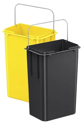 Immagine prodotto di HAILO set contenitori 2x 9 l giallo/nero 18 l