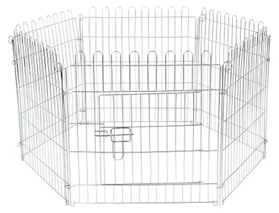 Obrázok produktu pre Kerbl Freilaufgehege 6-eckig Gehege für Kleintiere, 56,5x56,5 cm