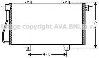 Produktbild von PRASCO RTA5352 Kondensator Klimaanlage Klimakondensator für RENAULT MASTER II Kasten (FD)