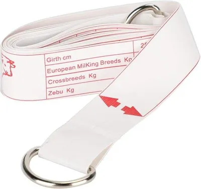 Immagine prodotto di Nastro per il peso del bestiame - Nastro per la misurazione del peso e dell'altezza - Strumento per la misurazione del corpo del bestiame.