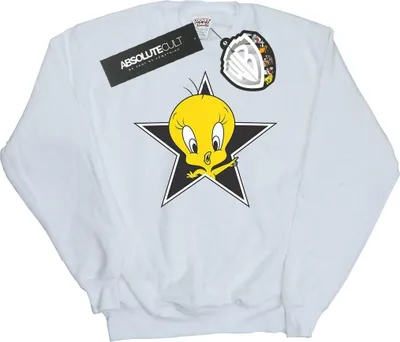 Produktbild von Looney Tunes - "Tweety Pie Star" Sweatshirt für Damen BI8048 (XXL) (Weiß)