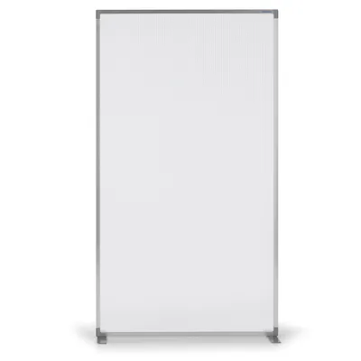 Produktbild von Magnetoplan Raumteiler aus Acryl mit T-Füße - 100x180cm - Halbtransparent