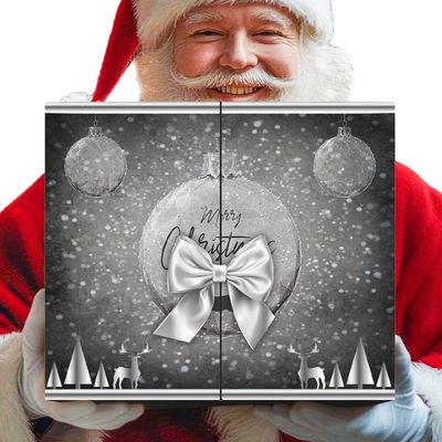 Adventskalender 2024 für Männer Geschenkideen Gadgets Scherzartikel Stilvoll Schwarz mit Weihnachtsmotiven 9230