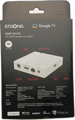 Obrázek produktu pro Strong LEAP-S3+V2, Amlogic, S905Y4, 2 GHz, Cortex-A35, 2000 MB, 16 GB